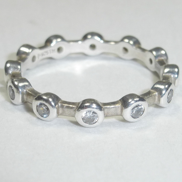 Silpada Jewelry - Silpada CZ Roundabout Stack Ring R2063 Size 6